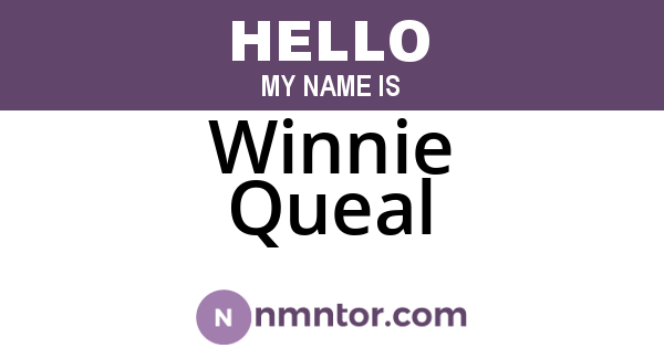 Winnie Queal