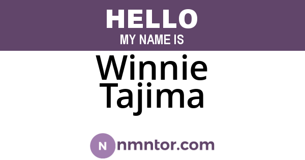 Winnie Tajima