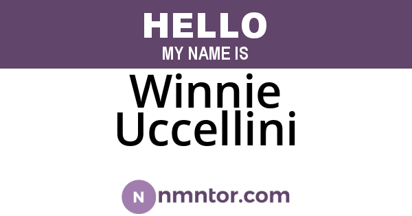Winnie Uccellini