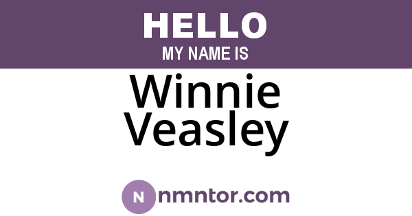 Winnie Veasley