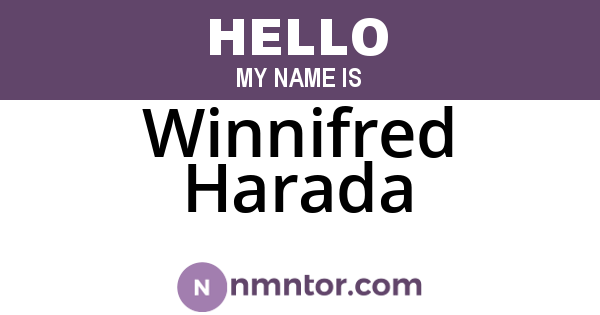 Winnifred Harada