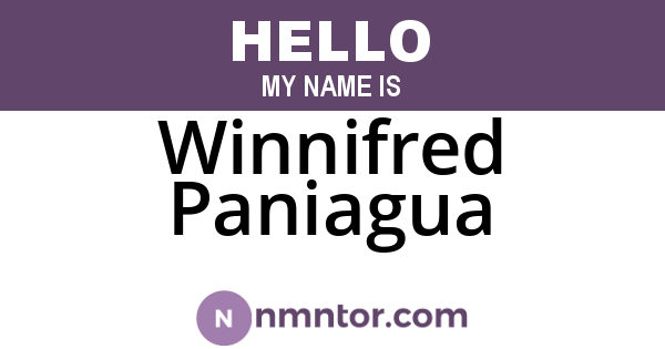 Winnifred Paniagua