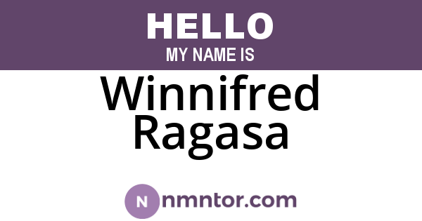 Winnifred Ragasa