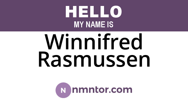 Winnifred Rasmussen