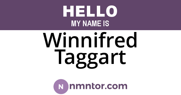 Winnifred Taggart