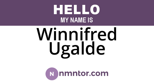 Winnifred Ugalde