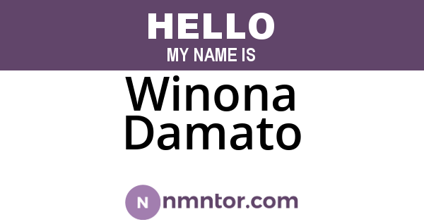 Winona Damato