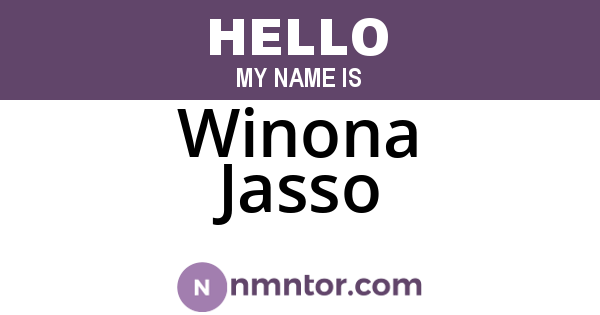 Winona Jasso