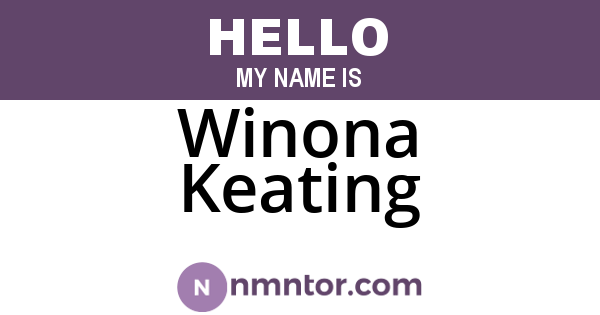 Winona Keating