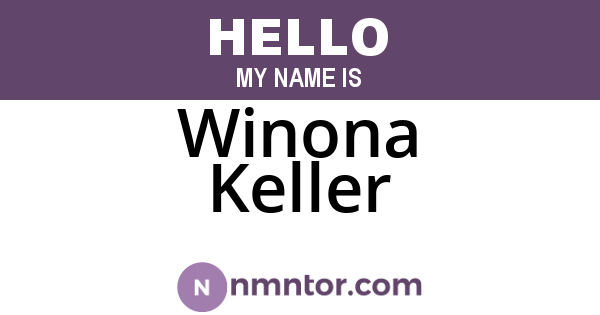 Winona Keller