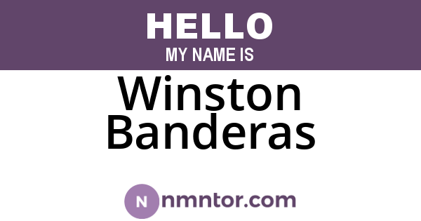 Winston Banderas