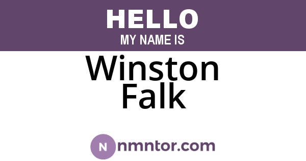 Winston Falk