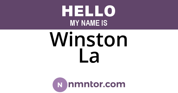 Winston La