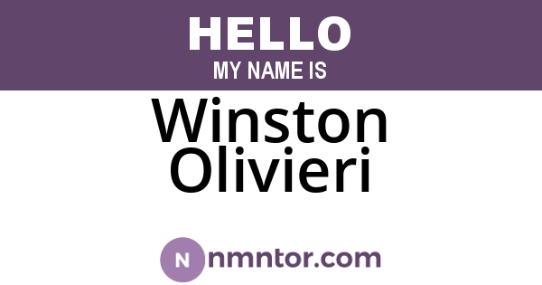 Winston Olivieri