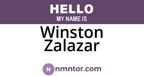 Winston Zalazar