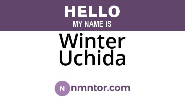 Winter Uchida