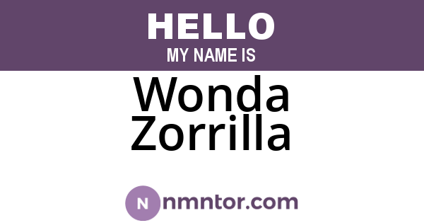 Wonda Zorrilla