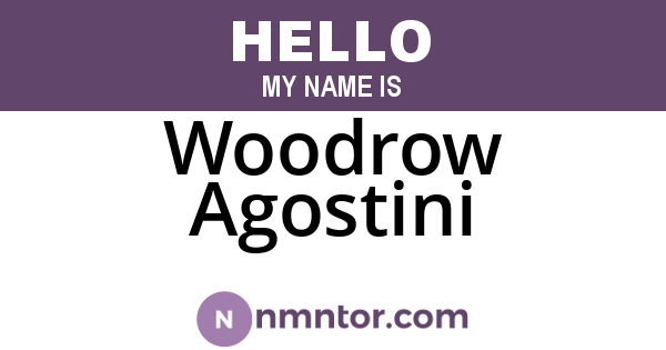 Woodrow Agostini