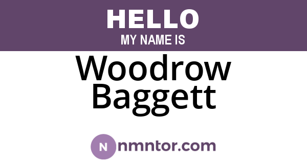 Woodrow Baggett