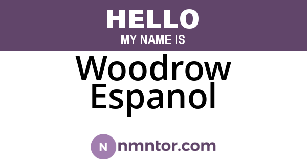 Woodrow Espanol