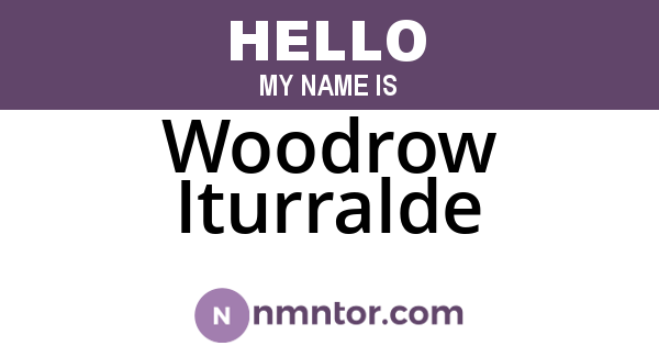 Woodrow Iturralde