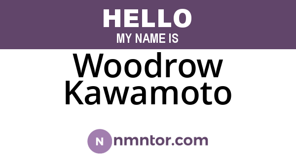 Woodrow Kawamoto