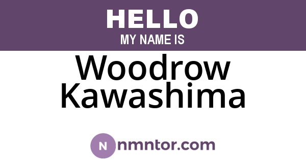 Woodrow Kawashima