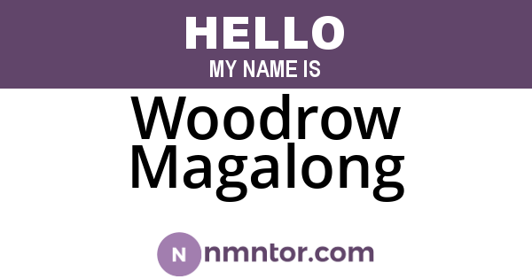 Woodrow Magalong