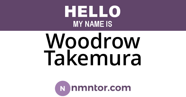 Woodrow Takemura