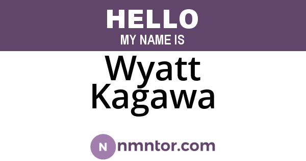 Wyatt Kagawa