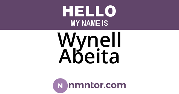 Wynell Abeita