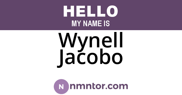 Wynell Jacobo