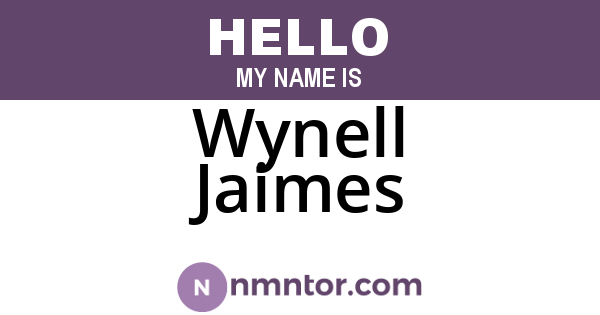 Wynell Jaimes