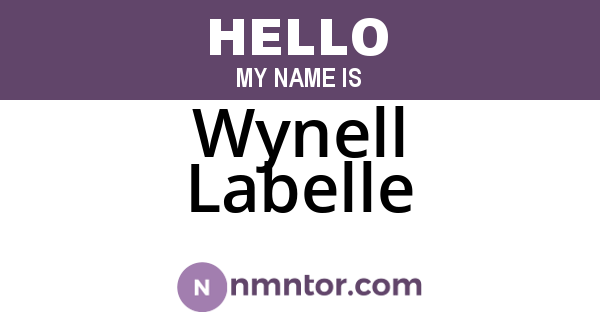 Wynell Labelle