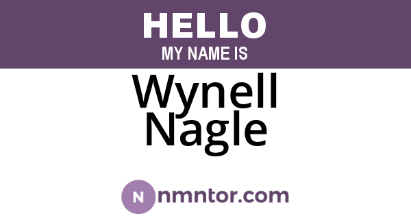 Wynell Nagle