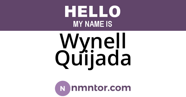 Wynell Quijada