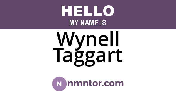 Wynell Taggart