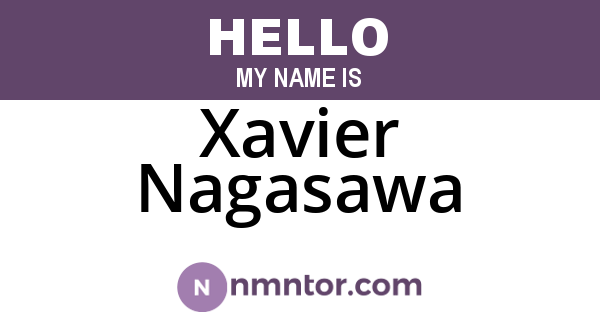 Xavier Nagasawa