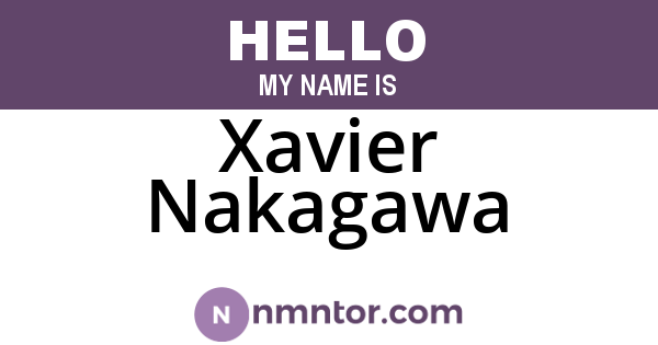 Xavier Nakagawa