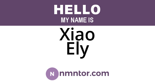 Xiao Ely