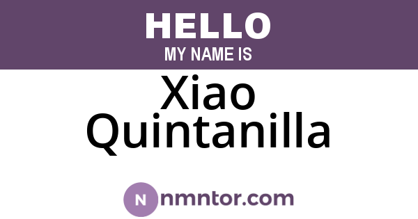 Xiao Quintanilla