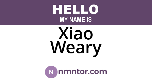 Xiao Weary