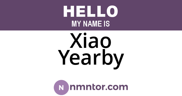 Xiao Yearby