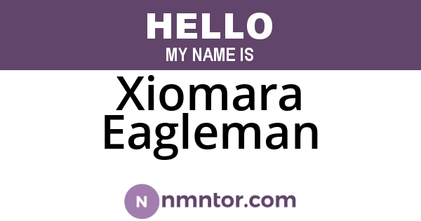 Xiomara Eagleman