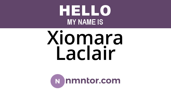 Xiomara Laclair