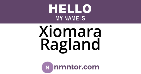 Xiomara Ragland