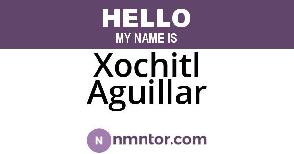 Xochitl Aguillar