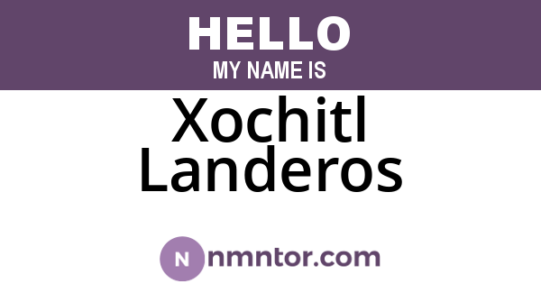 Xochitl Landeros