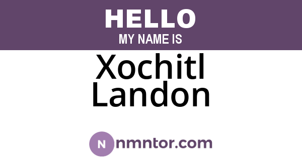 Xochitl Landon