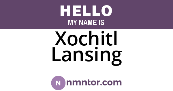 Xochitl Lansing